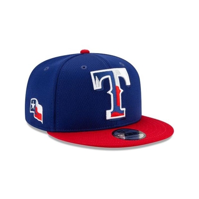 Blue Texas Rangers Hat - New Era MLB Batting Practice 9FIFTY Snapback Caps USA5682703